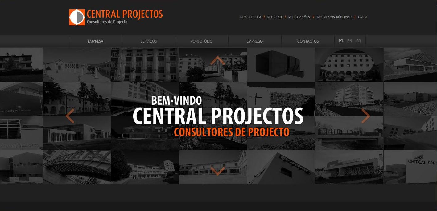 Central Projectos tem novo site